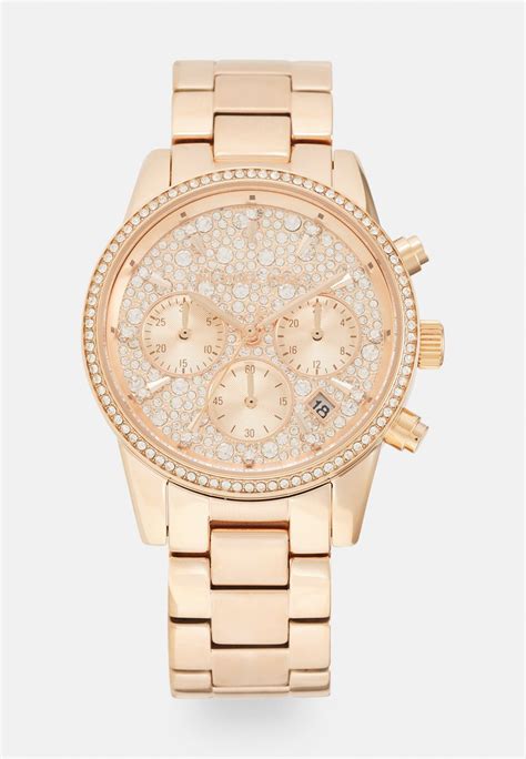 michael kors ritz chronograph - rose gold|mk6428.